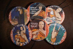 Чай черный шу пуер серии Монахи комплект 6х200гр