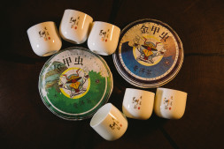 Чайный набор «Стихии Пуэра» — У Син Вода и Дерево + 6 пиал