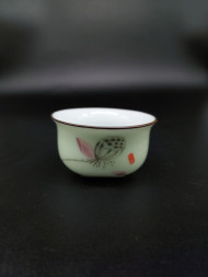 Пиала зеленая &quot;лотос&quot;