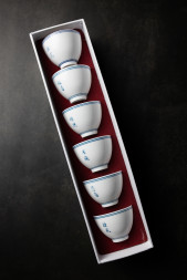 Набор пиал (6шт) белый